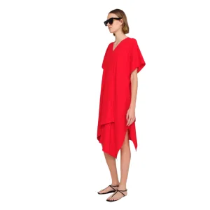 Fine Weave StretchableFabric CASBA Crepe Dress