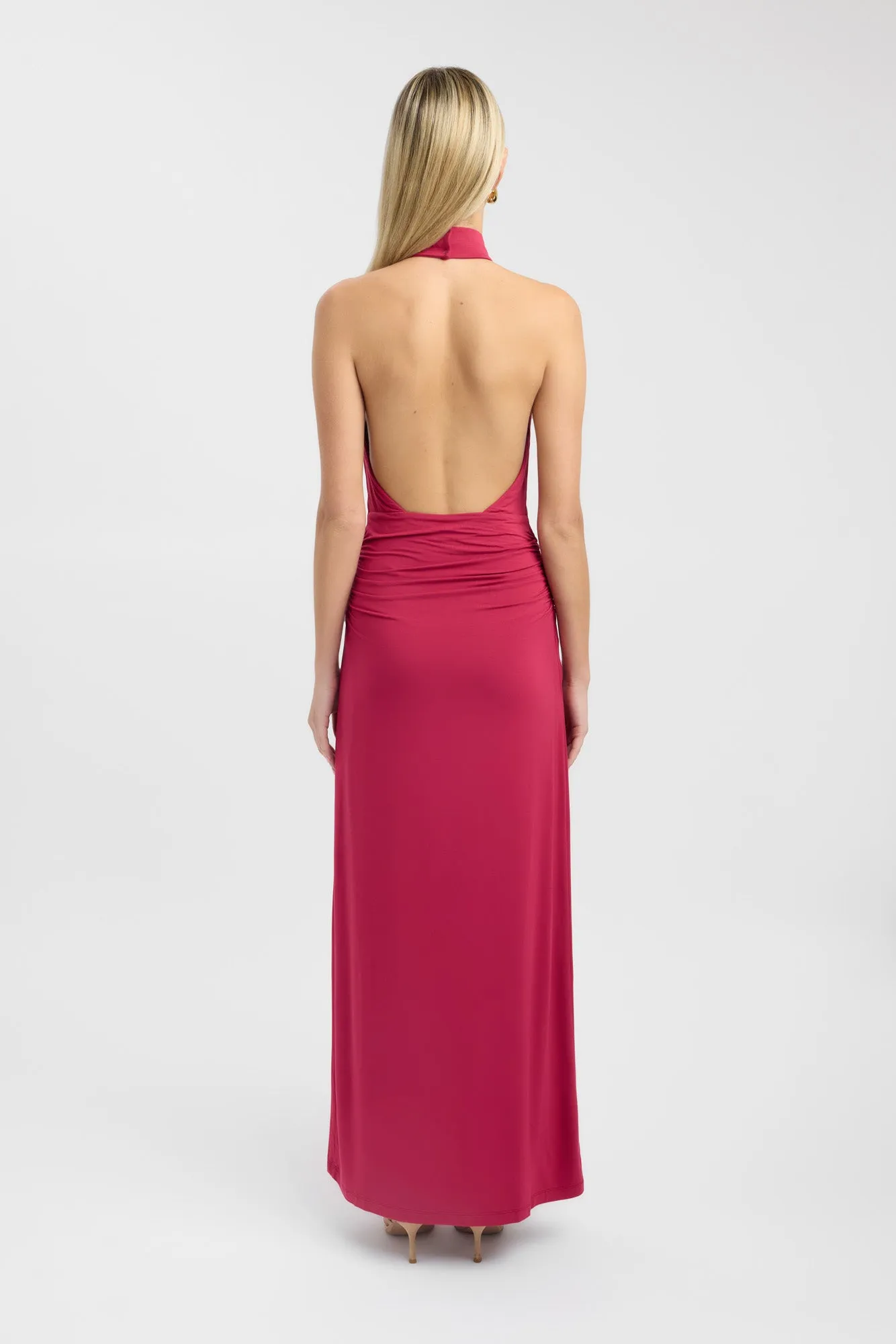 Nikola Maxi Dress Commute Ease HighCollar Style