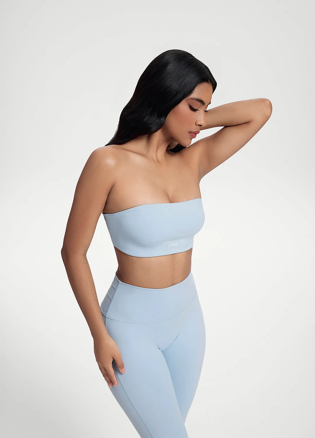 Back-Clasp Bandeau Top Zero Waste Production Label Convertible Sleeve Adaptation