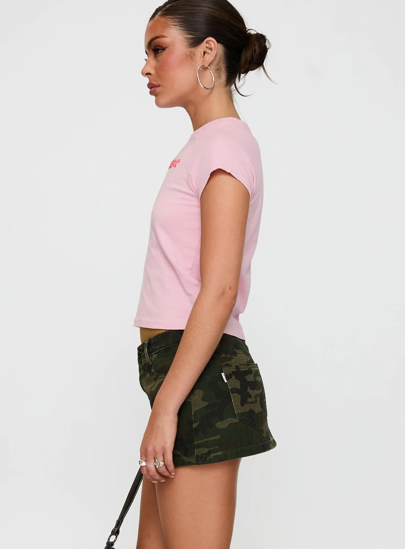 Stretch Material Sleek Comfort Dodger Micro Skort Camouflage