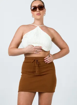 Alice Mini Skirt Brown City Tones