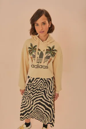 Beige Adidas Farm Rio Maxi Skirt Travel Style