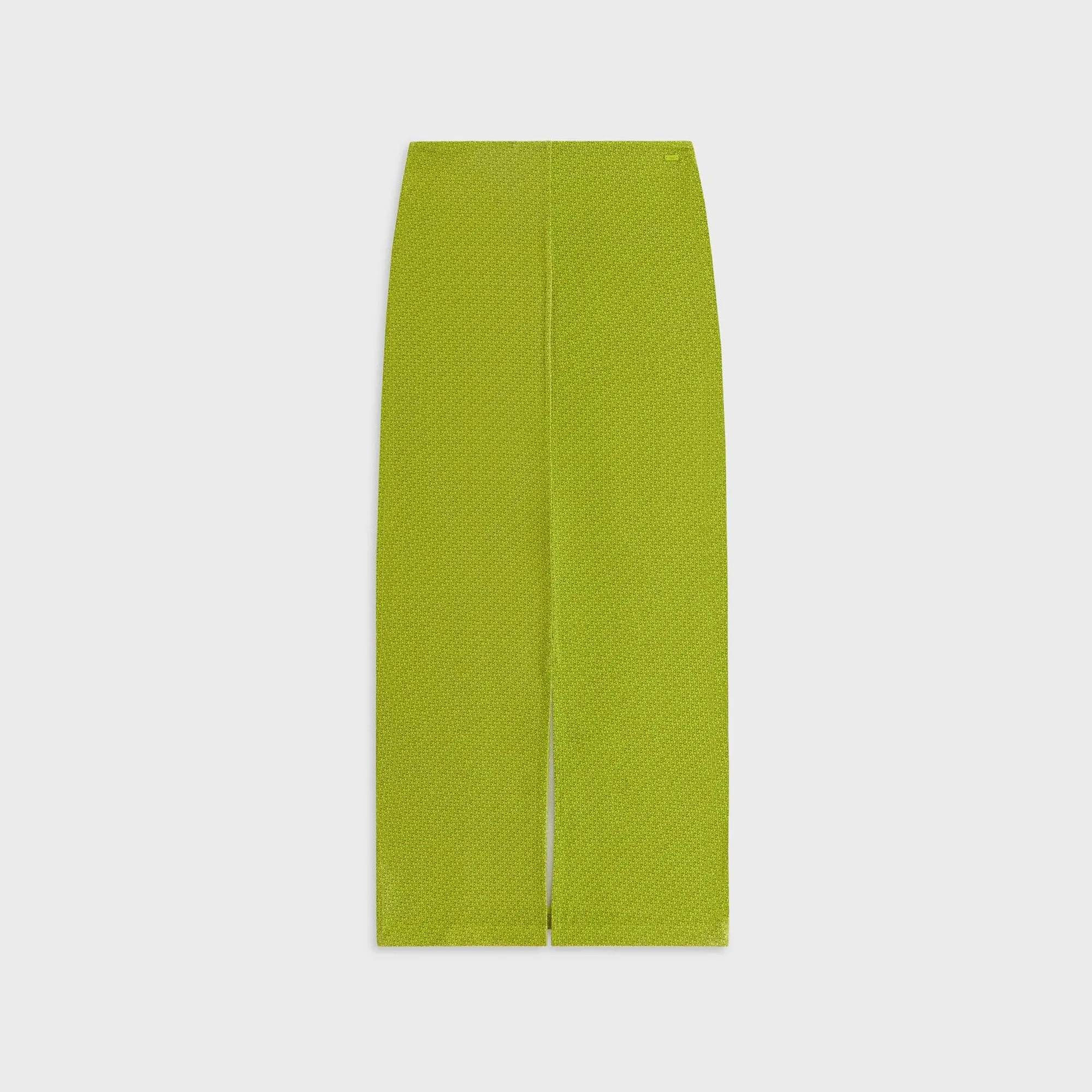 Emerging Designer Stretch Comfort Kith Women Mila Micro Monogram Maxi Skirt - Pistachio