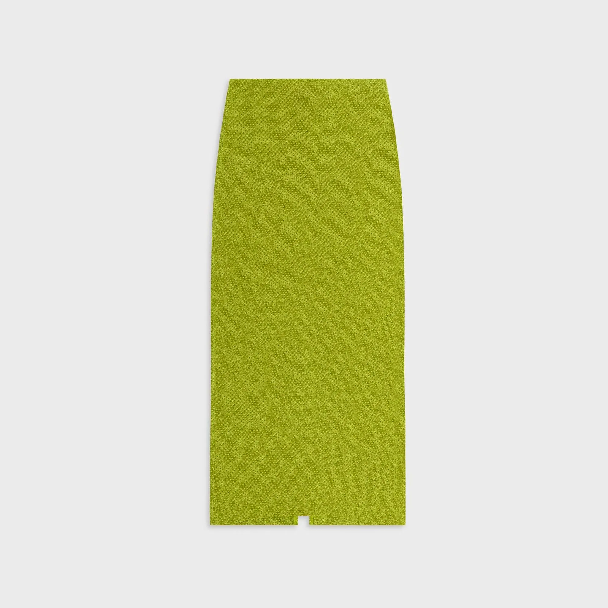 Kith Women Mila Micro Monogram Maxi Skirt - Pistachio Performance Fashion Outfit Combo