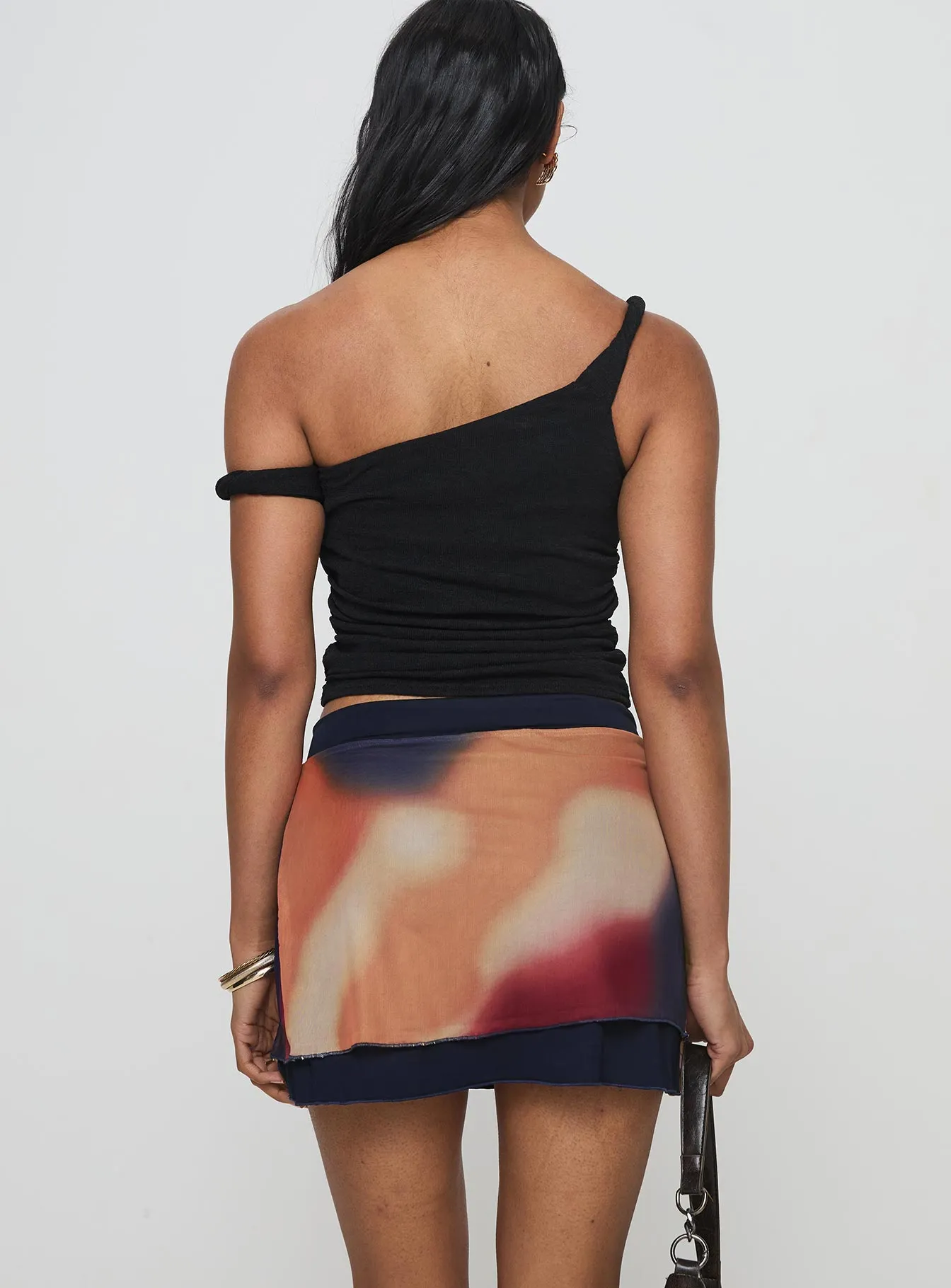 Soft Lining Hygienic Coating Quatro Mini Skirt Multi
