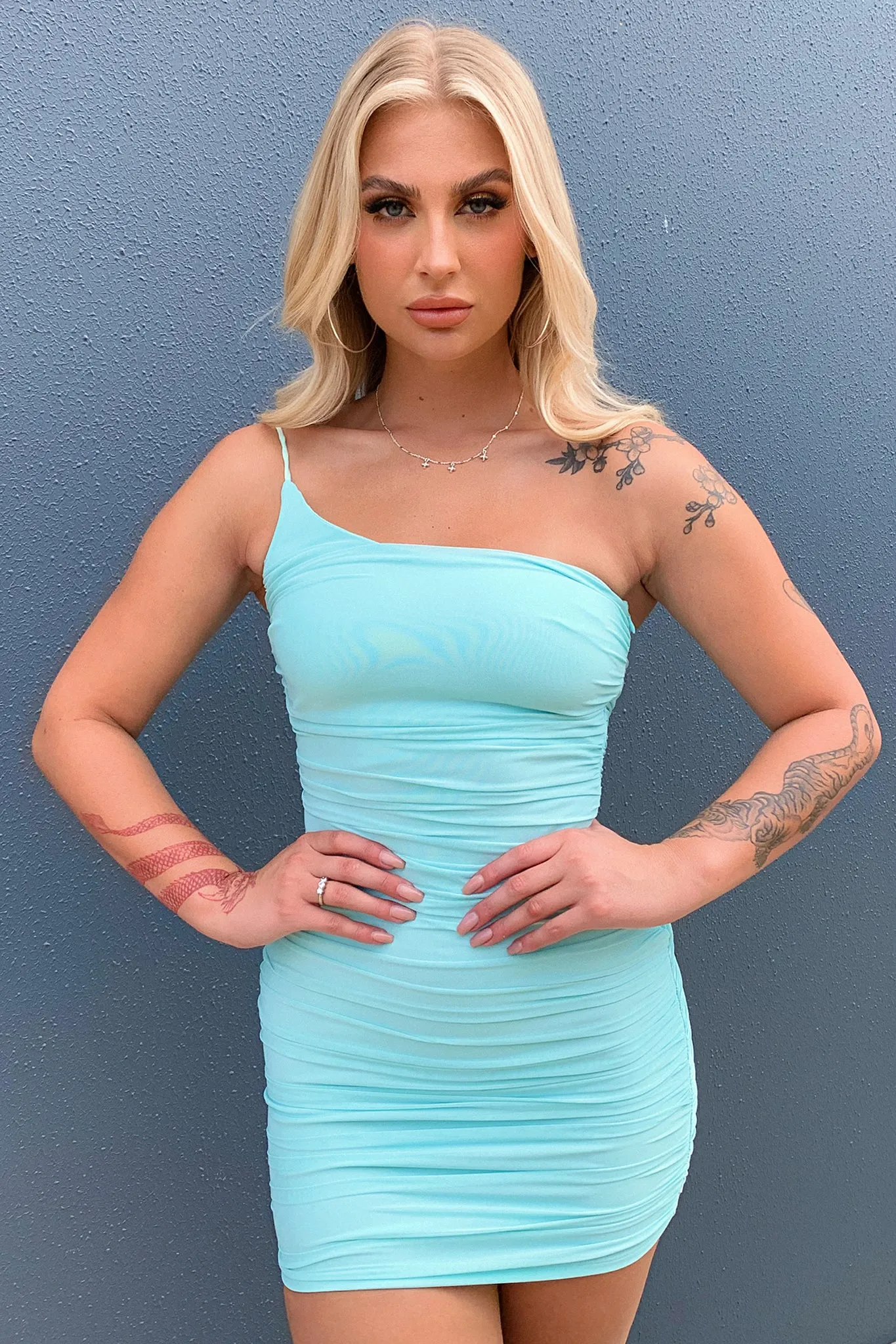 party mode City Look Shay Dress - Teal
