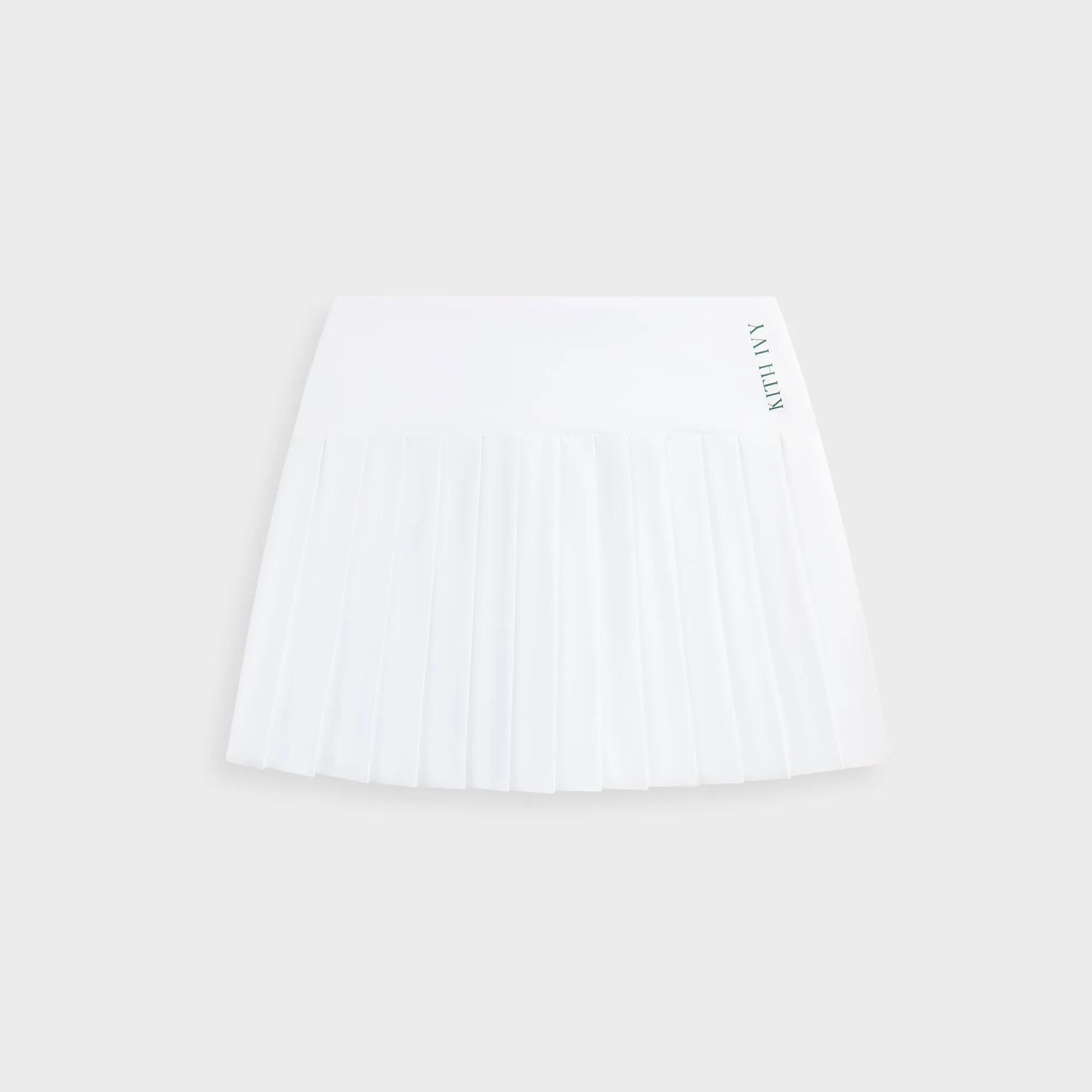 Kith Ivy for Wilson Women's Eastside Tennis Mini Skirt - White Soft Motion Chic Fit