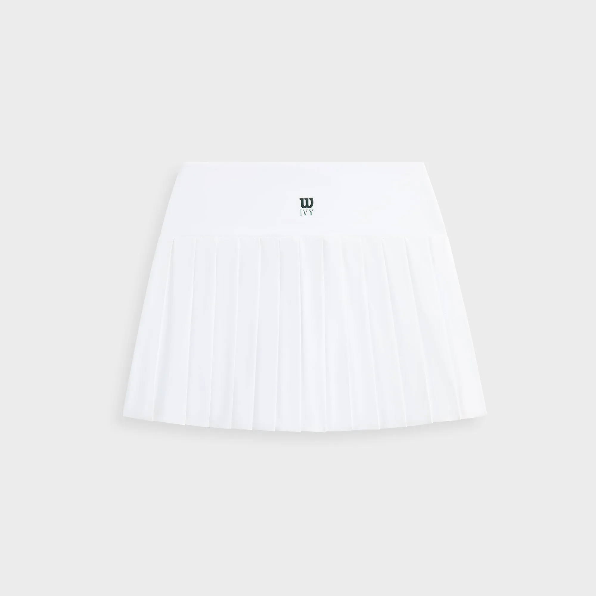 Kith Ivy for Wilson Women's Eastside Tennis Mini Skirt - White Crisp Edge