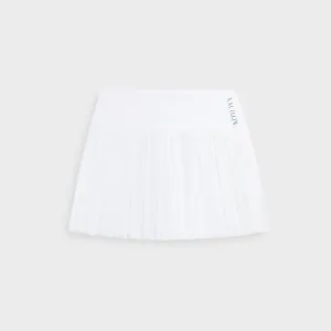 Kith Ivy for Wilson Women's Eastside Tennis Mini Skirt - White Soft Motion Chic Fit