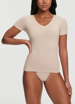 V-Neck T-shirt Casual Fashion