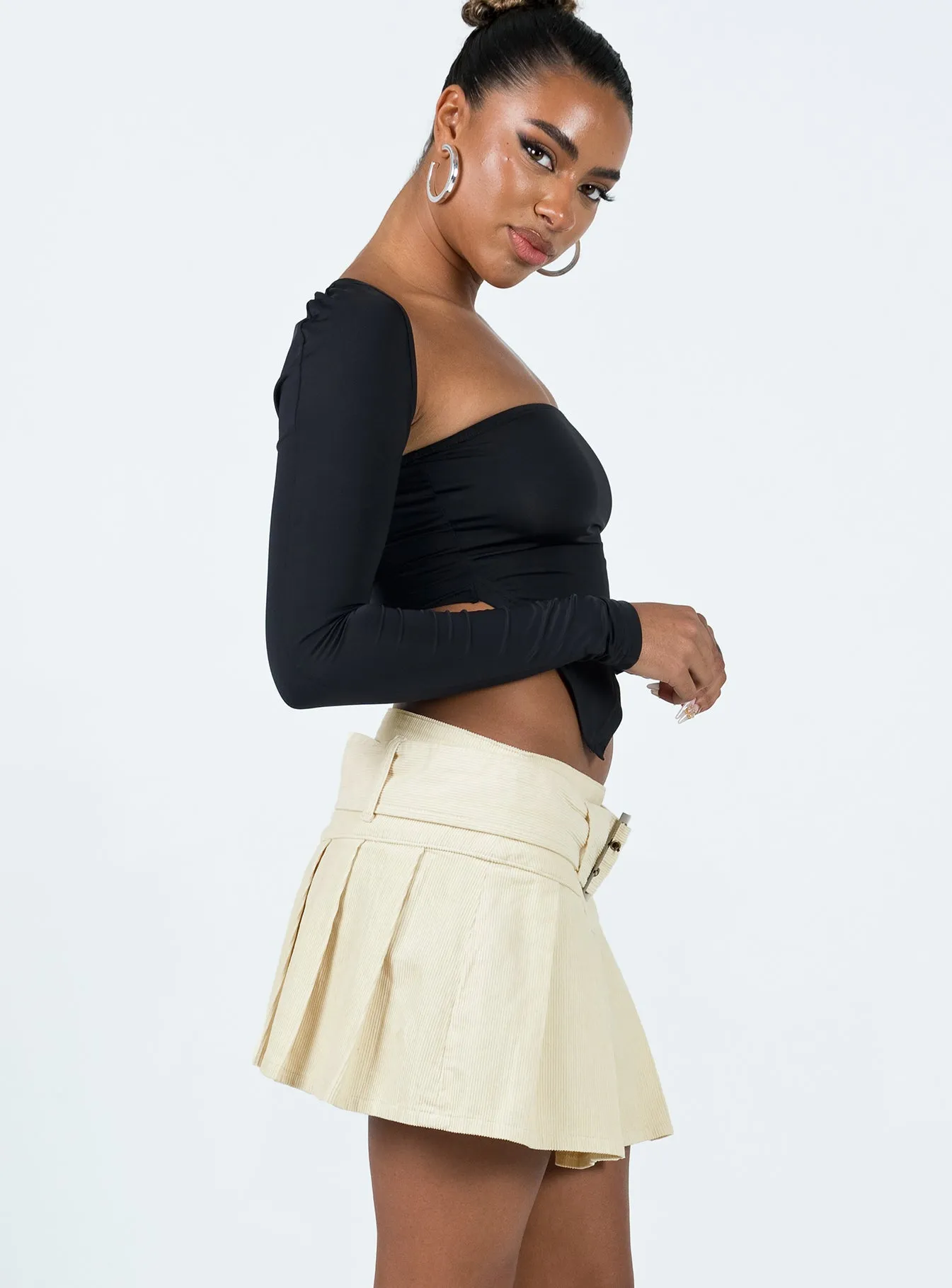 Nambour Mini Skirt Beige Bestseller Item Limited Release