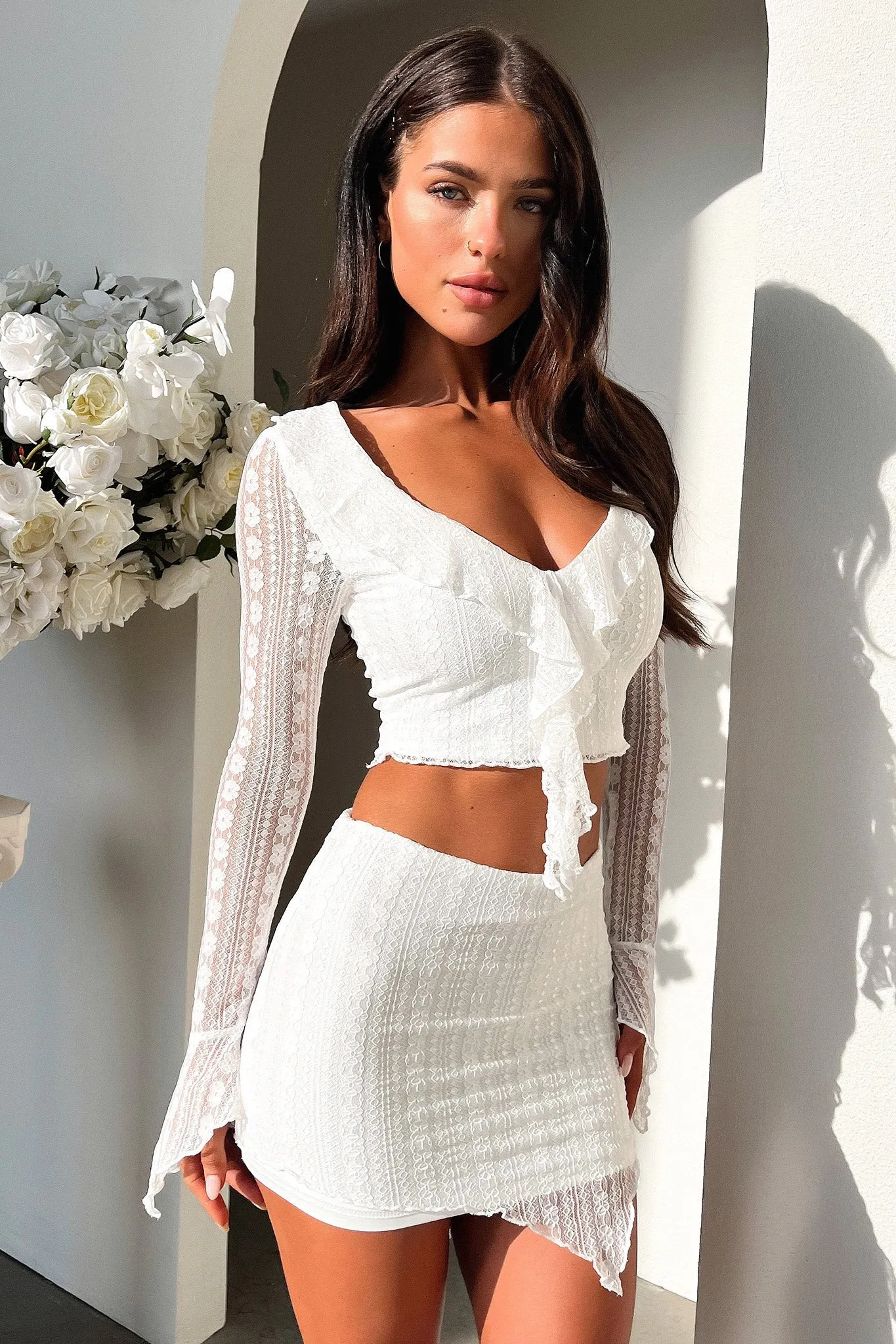 Soft Palette Aperol Skirt - White