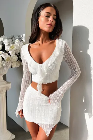 Cool Touch Aperol Skirt - White