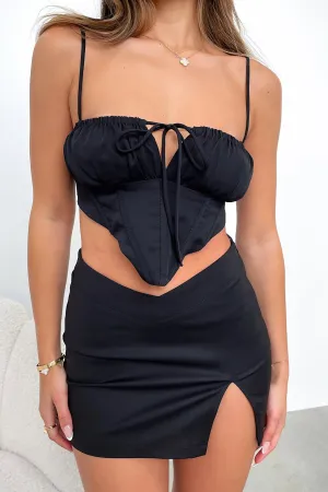 Indica Mini Skirt - Black Non Irritating Edges