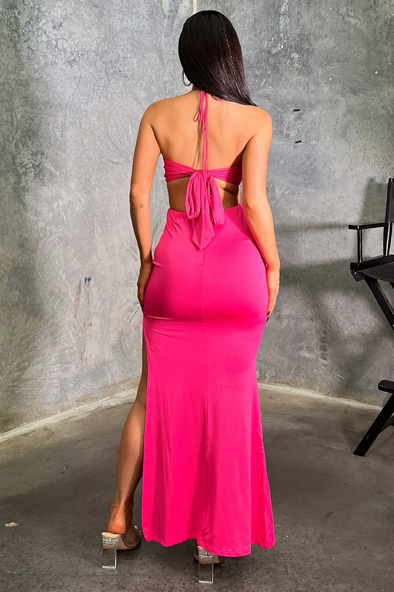 old town Kaila Maxi Dress - Hot Pink