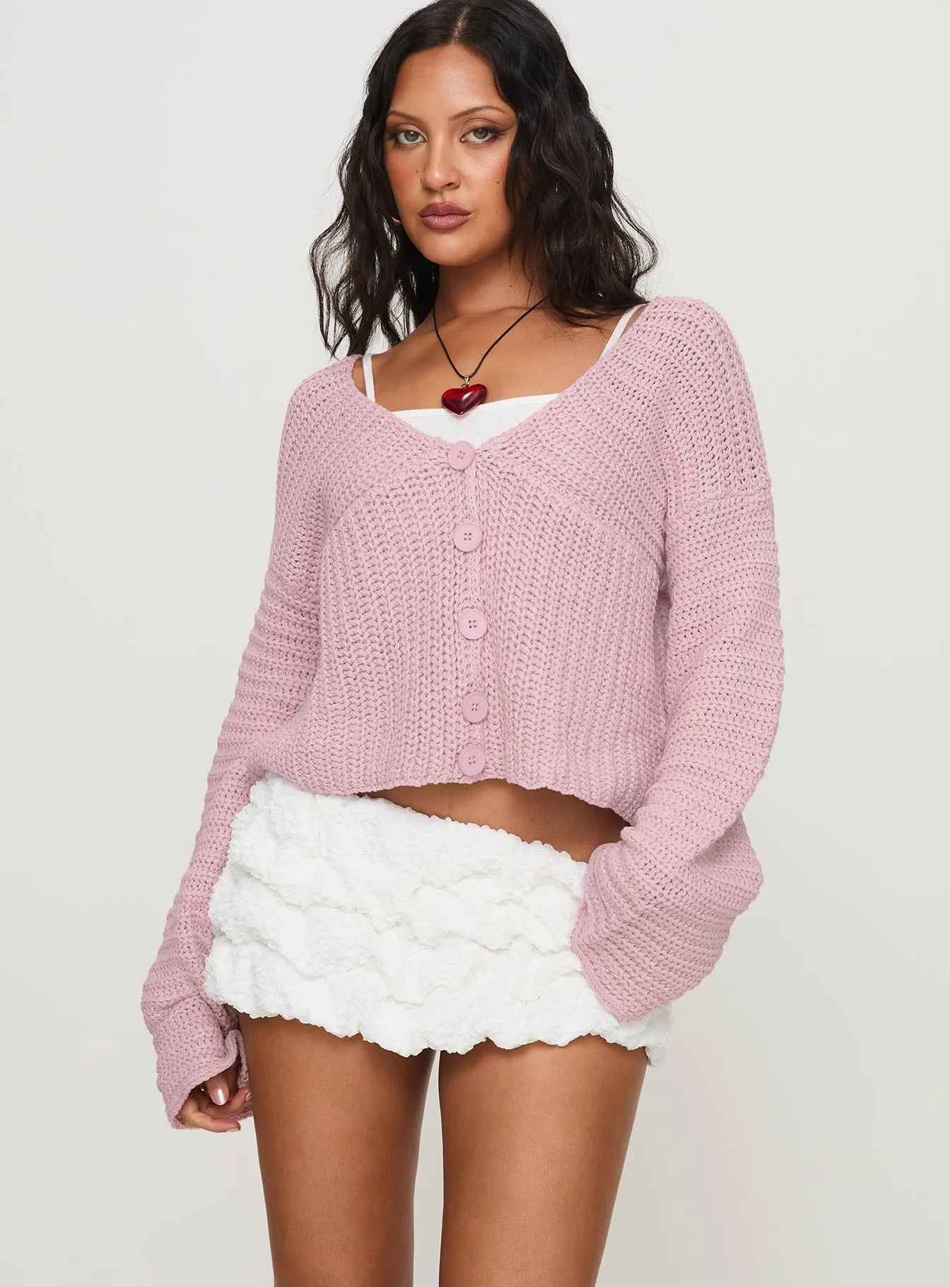 Layered Look Bebe Mini Skort Snow