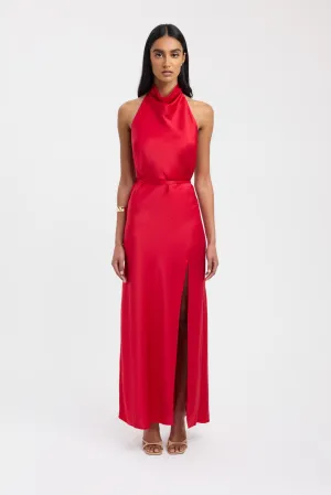Palermo Halter Maxi Dress Ice Fit