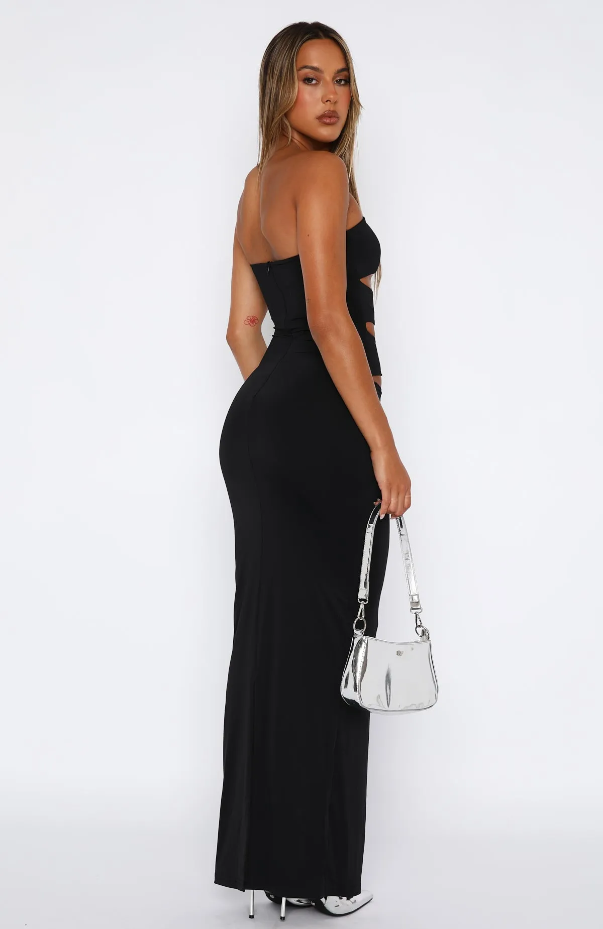 Midnight Rain Maxi Dress Black Joy Ease