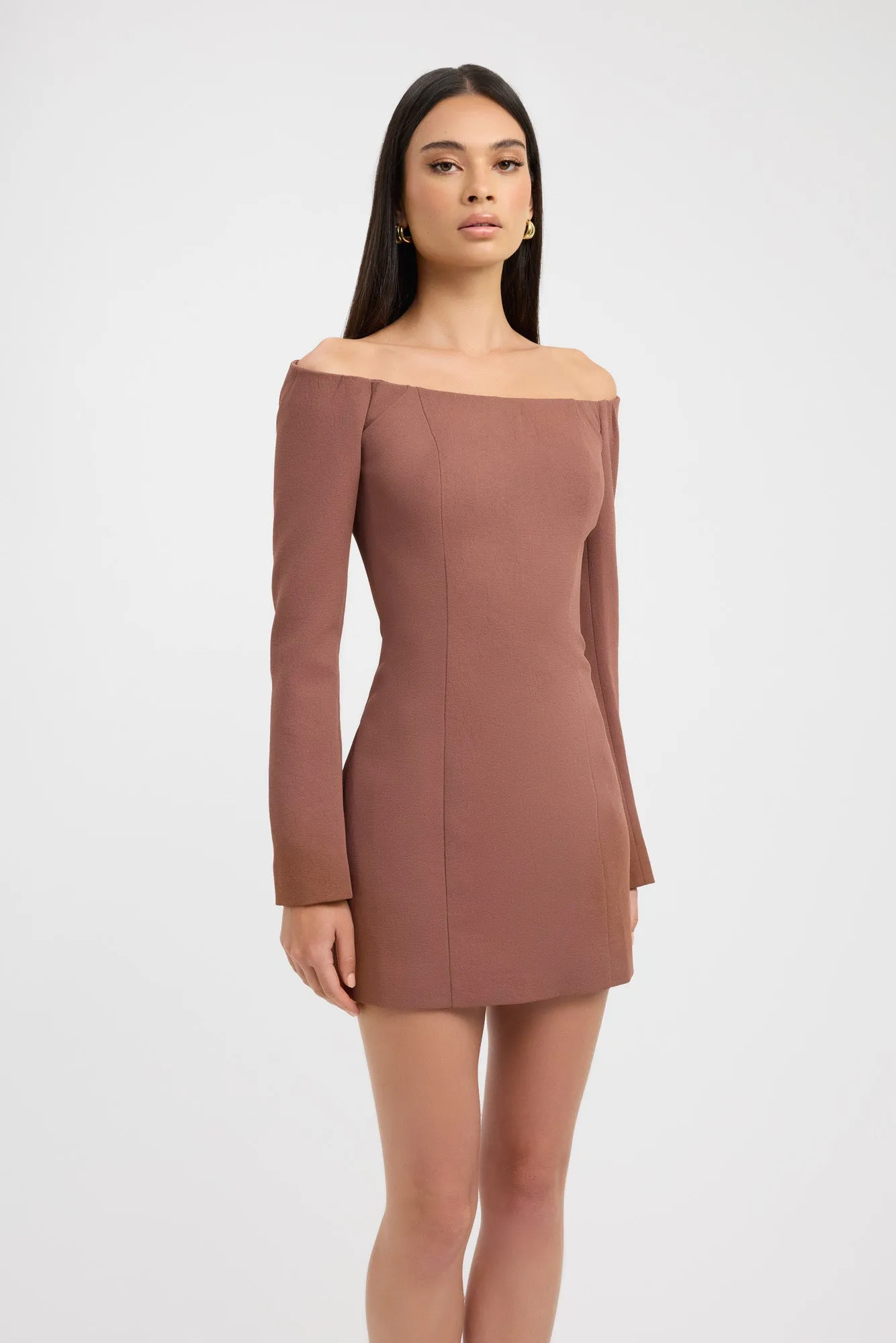 NonSlip Grips Energy Ease Oyster Long Sleeve Mini Dress