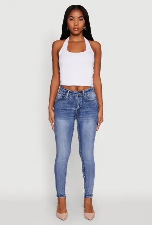 Utility Basic WAX Mineral Wash Skinny Jeans