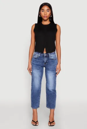 WAX Straight Leg Capri Jeans Smart Wardrobe