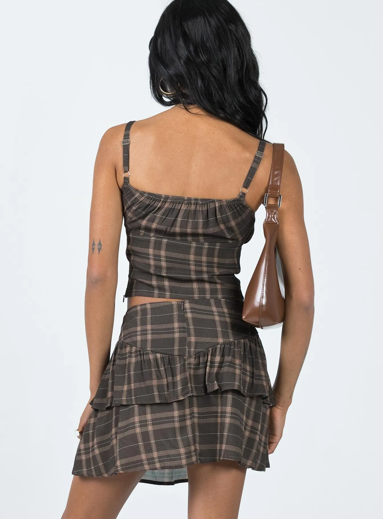 Woodlands Mini Skirt Multi Layered Design Runway Ready