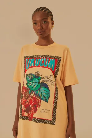 EcoFriendly Material Urucum Relaxed T-Shirt
