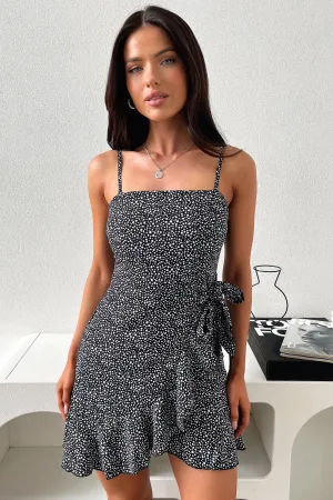 Grace Dress - Black Polka Club Beat