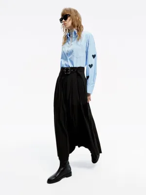 Include Belt Maxi Skirt Outfit Moodset