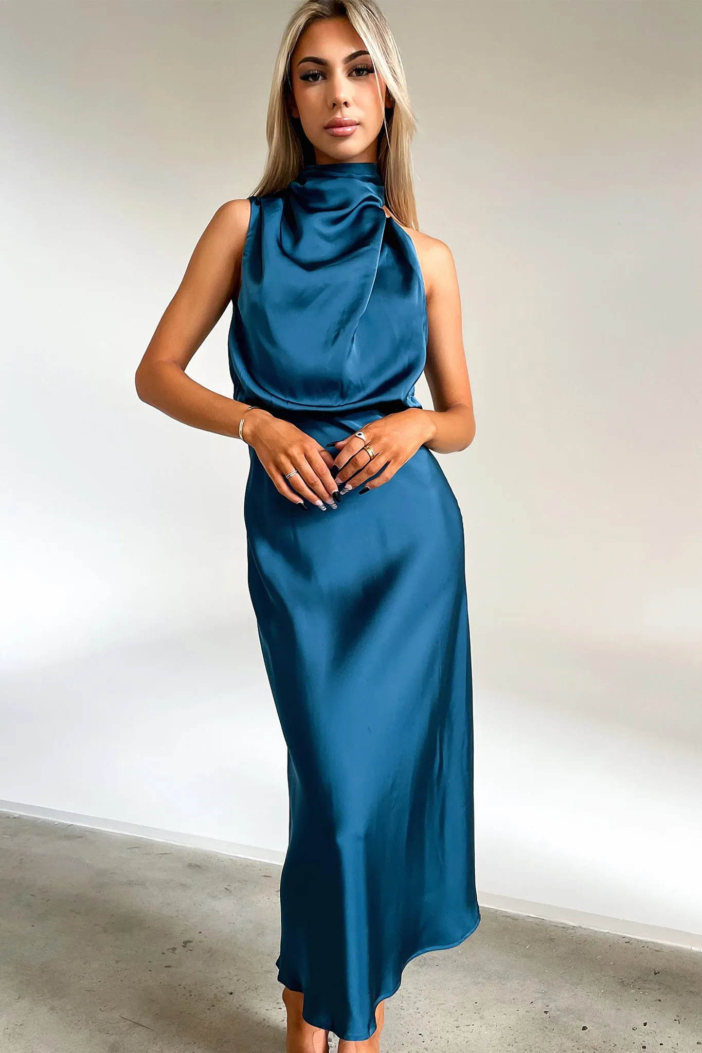 Moon Beam Santorini Maxi Dress - Emerald