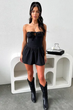 Chic Outfit Star Edge Penton Mini Dress - Black