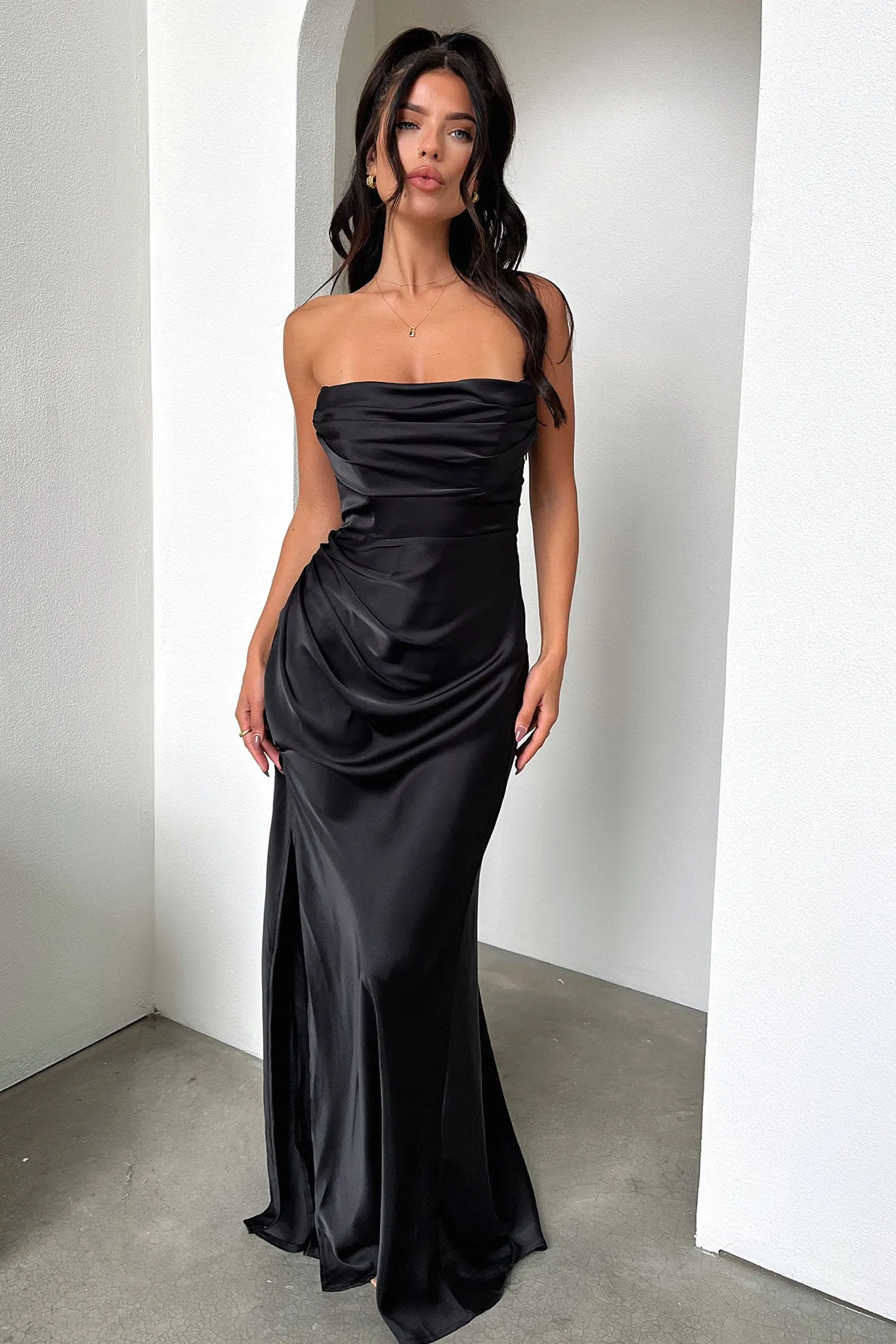 Layer Art Lola Maxi Dress - Black