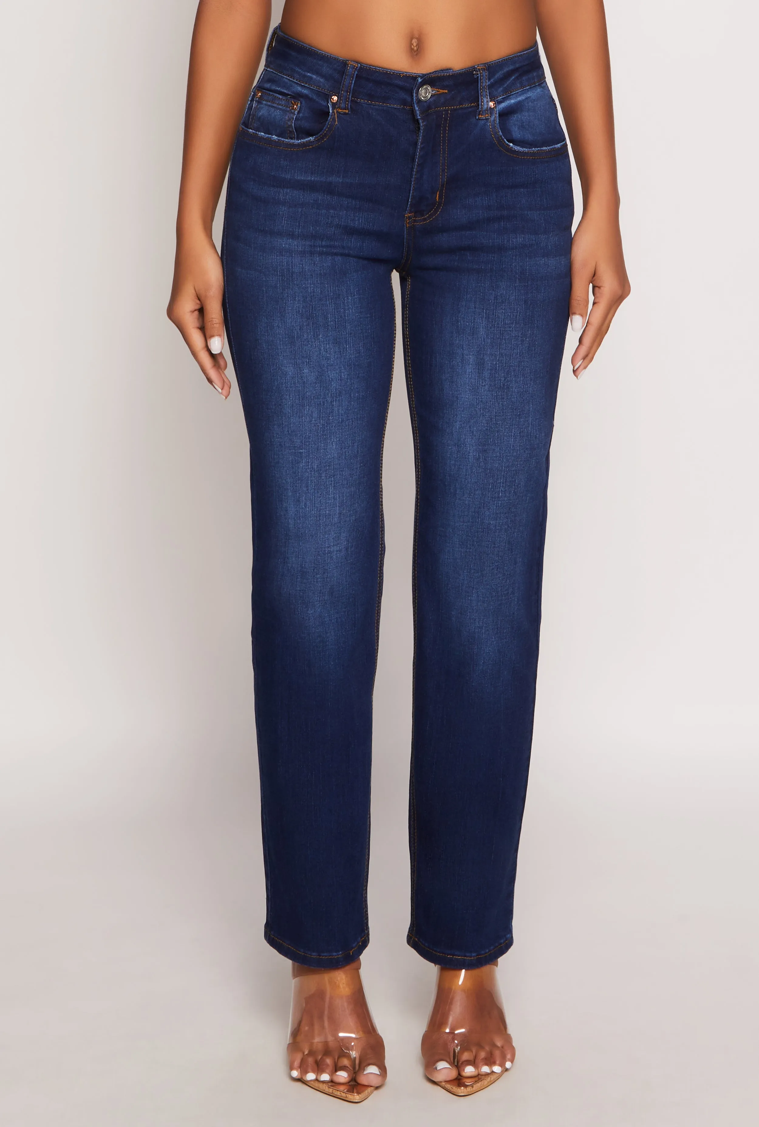 Casual Friday Urban Explorer Chill Fit WAX Frayed Detail Straight Leg Jeans