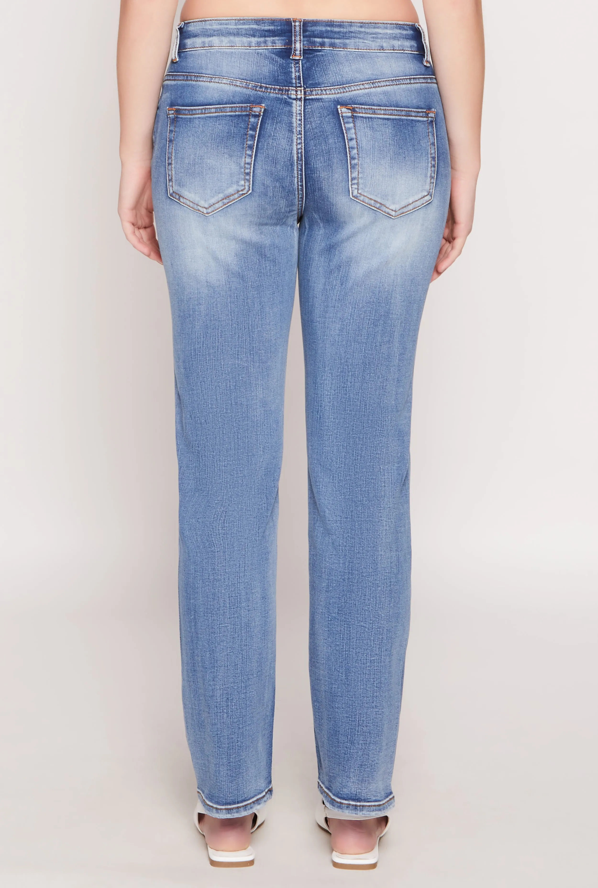 WAX Straight Leg Whiskered Jeans Fit Anytime Couple Look Elegant Summer Vibes