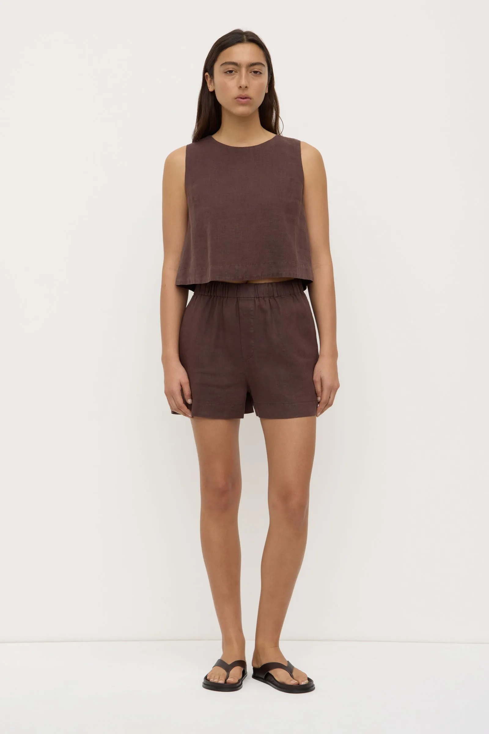 Estelle Linen Top Game Core