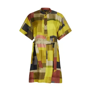 MoistureManagementSystem CoolingChannelFabric Jaune Kaki Wanda Dress