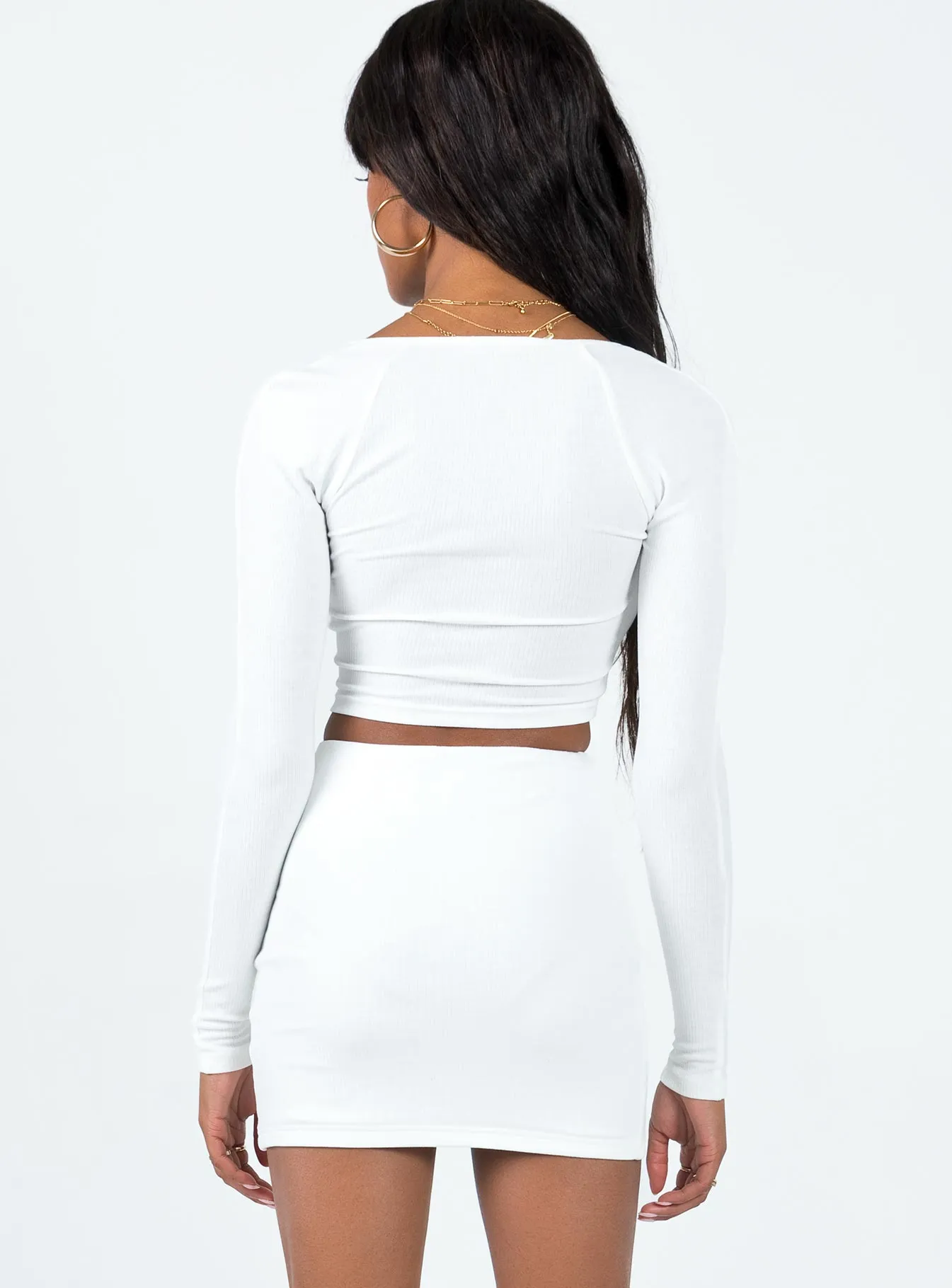 Breezy Fit Low Impact Dye Beatty Set White