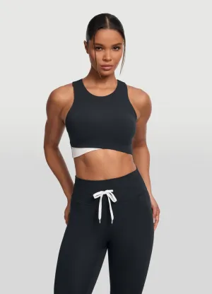 Two-Tone Crop Top Lockdown Grip