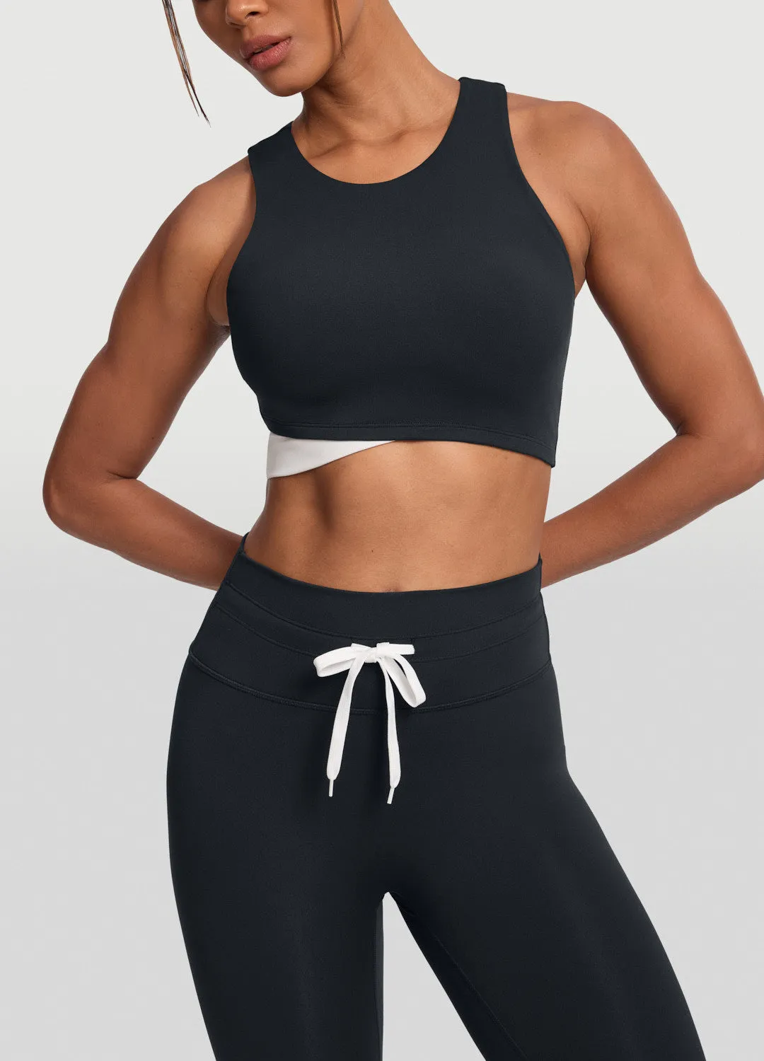 Two-Tone Crop Top Anti Static Treatment rapid deployment