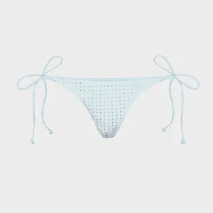 Comfortable Elastic Band Quick Pull Adjustment Miaou Kauai Bikini Bottom - Baby Blue