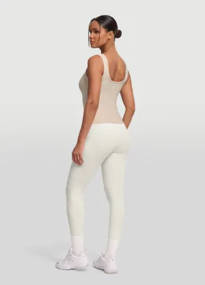 Perforated Ventilation Button Front Tank Top