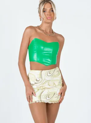 Performance Wear Versatile Fit Ringo Mini Skirt Yellow