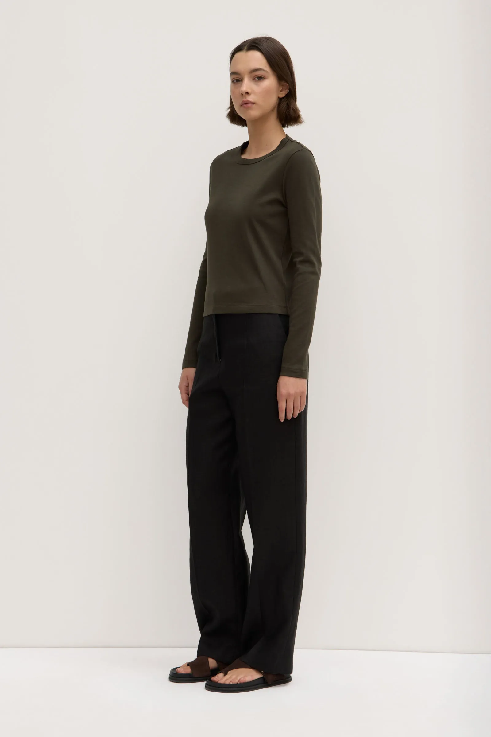 Lyla Long Sleeve Tee Flexible Material