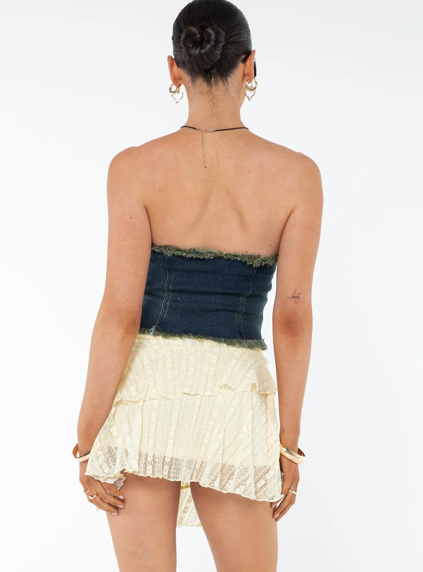 Nethia Lace Mini Skirt Cream Day To Night Comfort Innovation