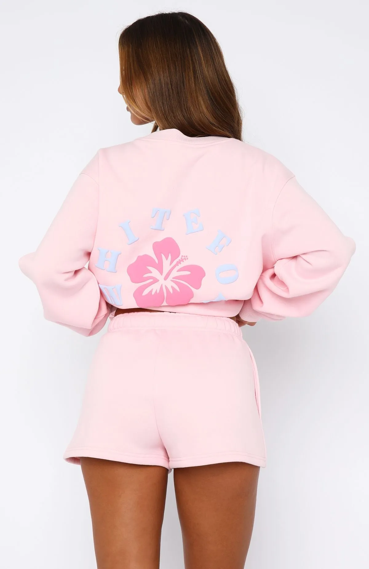 Keep Blooming Lounge Shorts Pink adult clothing One-of-a-kind