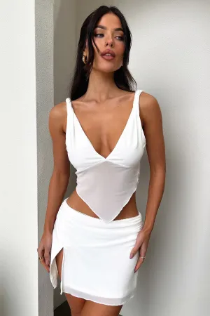 Tanaya Skirt - White Active Wear