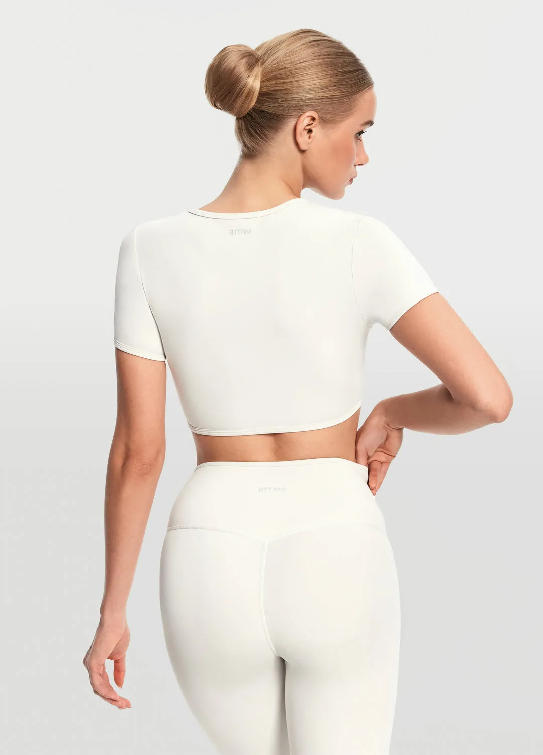 Soft Wear Fashion Must-Have Casual Cropped T-Shirt