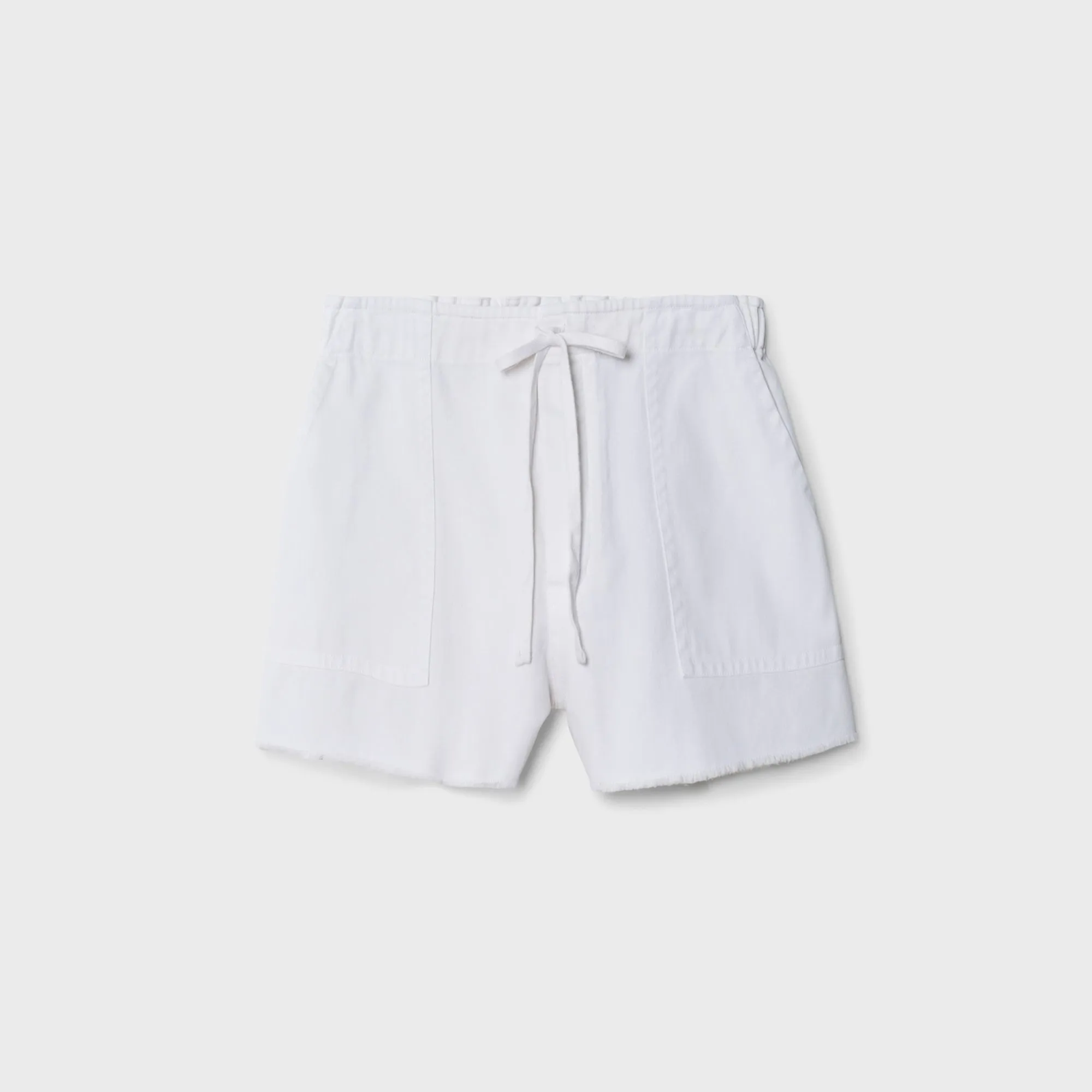 Multi Pocket Functionality ReDone Beach Short - Vintage White