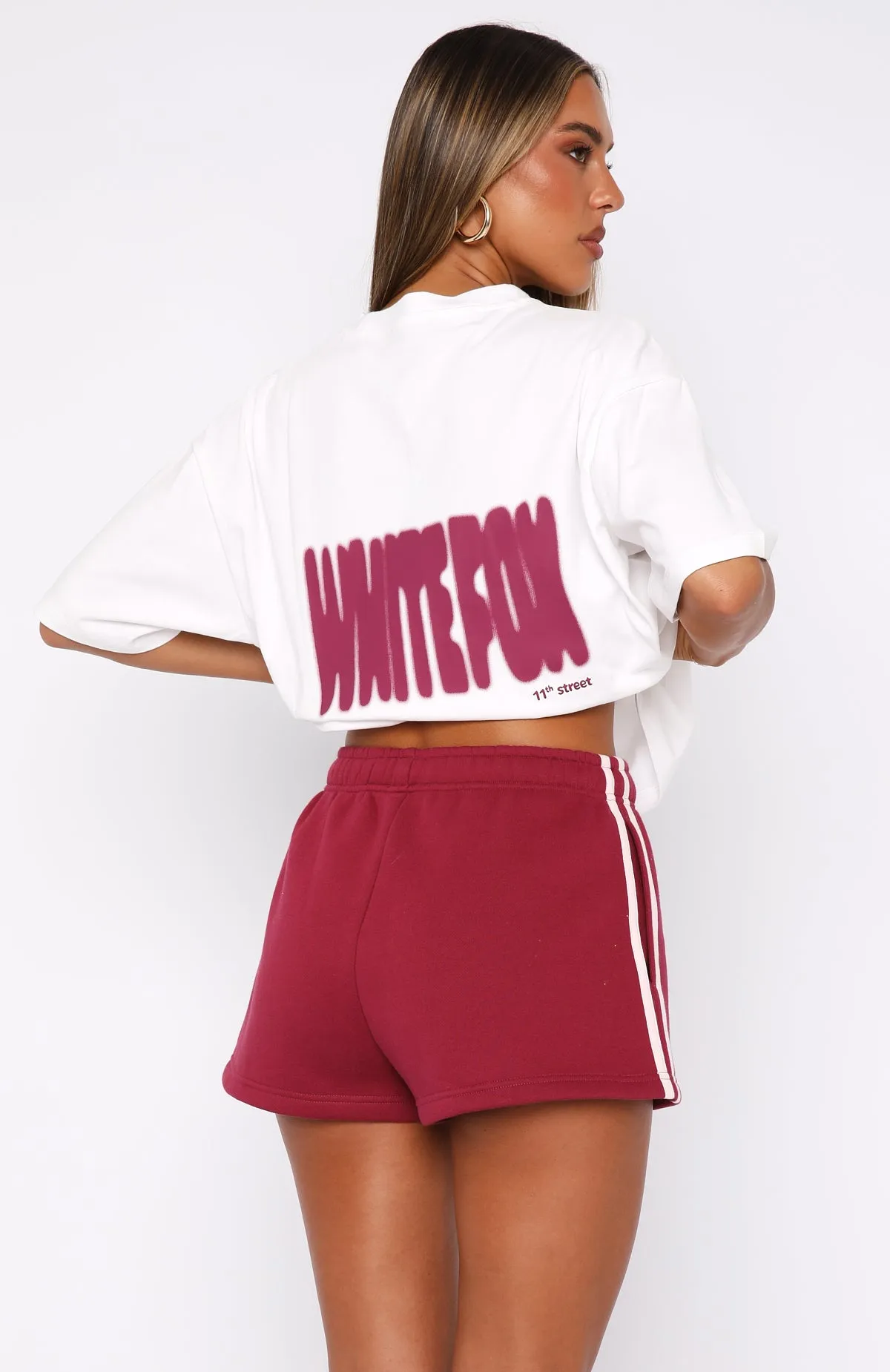 11th Street Out & About Lounge Shorts Raspberry Jelly Clean Finish