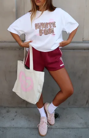 Ventilated Panels 11th Street Out & About Lounge Shorts Raspberry Jelly